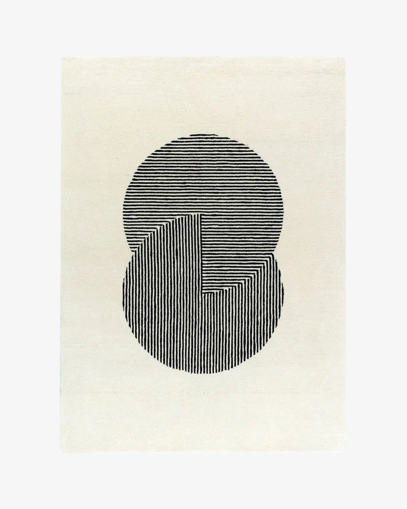 Clique Wool Rug / Bone White